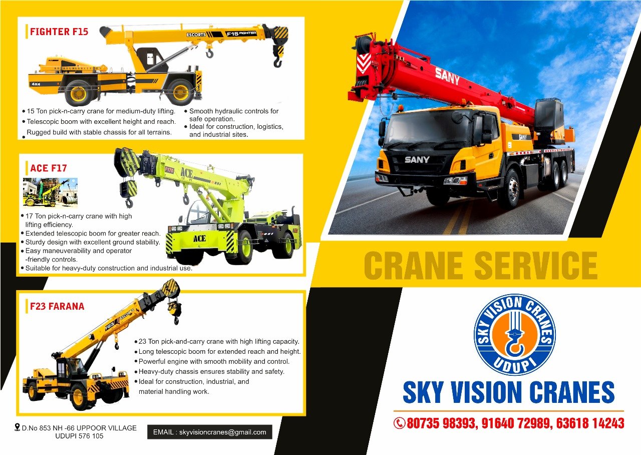 Construction workers operating crane with safety protocols