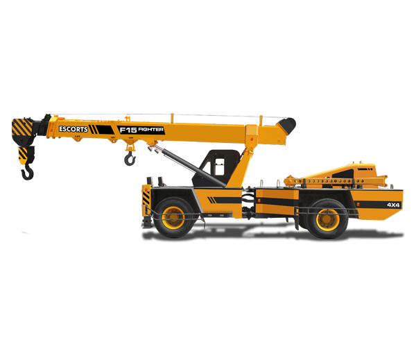 Rough Terrain Crane in operation