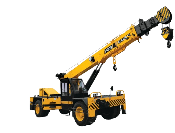 Rough Terrain Crane in operation